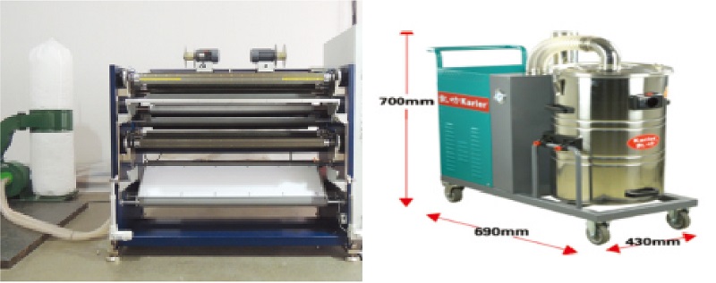 The role of the dust handling device of the slitting machine