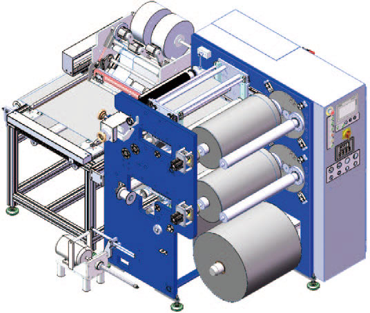 The pole piece slitting machine is a key equipment on the lithium battery production line